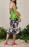 VENEZIA MIDI SKIRT - MACRO FLORAL