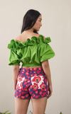 VIERA TOP - GREEN APPLE
