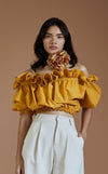 VIERA TOP - MUSTARD