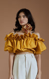 VIERA TOP - MUSTARD