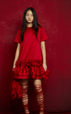 ZINNIA DRESS - RUBY (PRE-ORDER)