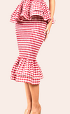 VENEZIA MIDI SKIRT- TARTAN PRINTS