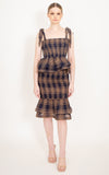 VENEZIA MIDI SKIRT- TARTAN PRINTS