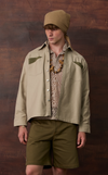 TEHRAN OVERSHIRT - LIGHT BEIGE TWILL