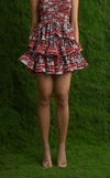 AYDA SKIRT - CRIMSON BOTANICAL