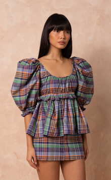  BILBAO TOP (DETACHABLE) - PACIFIC PLAID