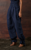 SULU PANTS - NAVY PINSTRIPES