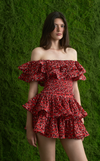 IBIZA TOP - PETAL ABSTRACT