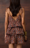 ACAPULCO MINI DRESS - TERRACOTTA FLORAL