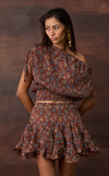 ATTA TOP - TERRACOTTA FLORAL