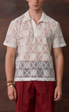 SAN REMO POLO - OFF WHITE LACE w/Emblem 2
