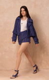 PORTO JACKET - BLUE TWEED