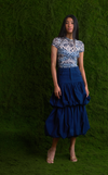 BAGHDAD TOP - BLUE BAROQUE