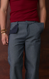 BENGAL PANTS - BLUE DENIM STRIPES