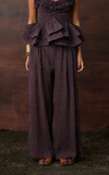 BALI PANTS - PURPLE CHEVRON