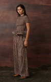 APULIA TOP - BROWN FLORAL