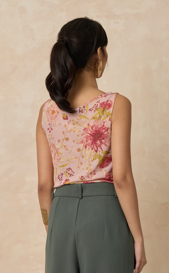 ANTALYA TOP - PINK FLORAL