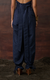 SULU PANTS - NAVY PINSTRIPES