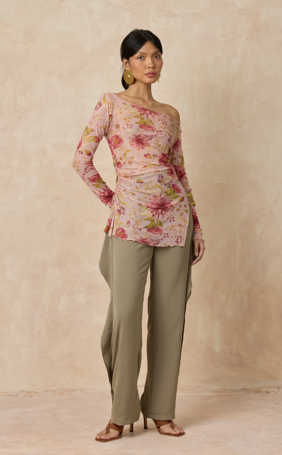 KORA TOP -  PINK FLORAL (PRE ORDER)