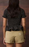 APULIA TOP - ABSTRACT DOTS