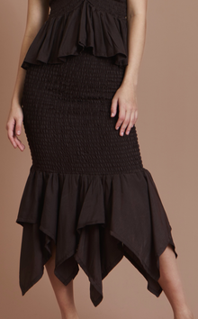  TUVALU SKIRT -  ESPRESSO