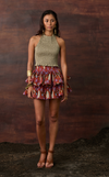 AYDA SKIRT - ORANGE FLORAL