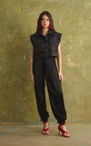 BEIRUT PANTS - BLACK LINEN