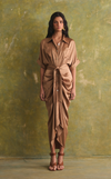 ASMARA DRESS - GOLDEN TAN