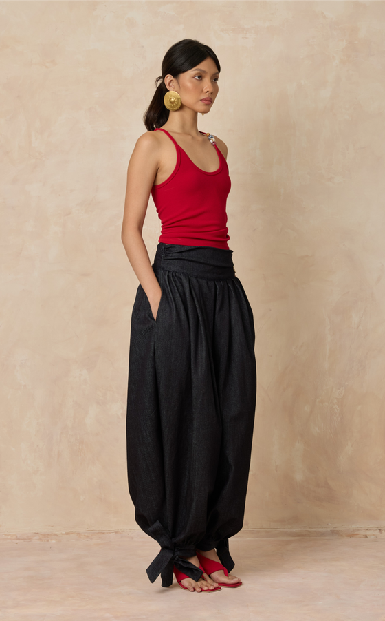 JUMEIRAH PANTS -DENIM (PRE ORDER)