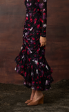 GUYANA SKIRT - MIDNIGHT BLOOM
