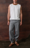 ISLAMABAHD PANTS - GRAY WOOL