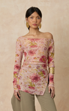 KORA TOP -  PINK FLORAL (PRE ORDER)