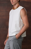 PATAN TOP - WHITE OXFORD