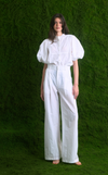 BALI PANTS - WHITE COTTON STRIPES