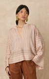 PORTOFINO TOP - BLUSH STRIPES