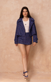PORTO JACKET - BLUE TWEED