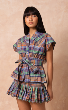  UTAH TOP - PACIFIC PLAID