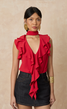  ALHAMBRA TOP - SCARLET