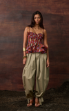 NAMIBIA TOP - ORANGE FLORAL