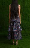 ACAPULCO MAXI DRESS - BLUE PEACH PAISLEY