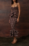 NAMIBIA TOP - PURPLE PAISLEY