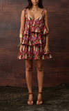 ACAPULCO MINI DRESS - ORANGE FLORAL