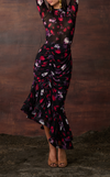 GUYANA SKIRT - MIDNIGHT BLOOM