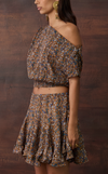 ATTA TOP - BROWN FLORAL