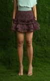VALLETA SKIRT - VERMILION GREEN LOTUS