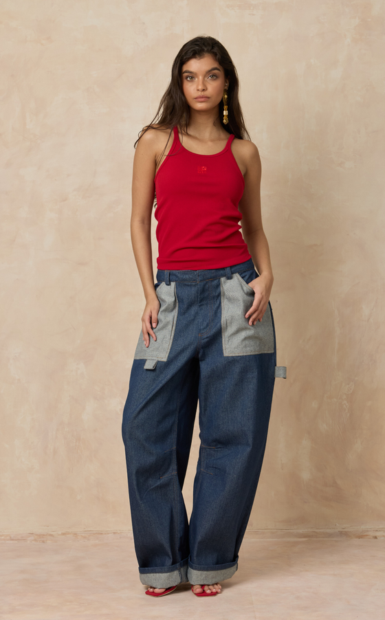 WARSAW PANTS - DENIM (PRE ORDER)