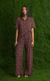 BALI PANTS - VERMILION GREEN LOTUS
