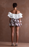 AYDA SKIRT - BROWN FLORAL