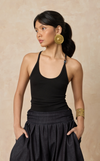 BHUTAN TANK TOP - BLACK