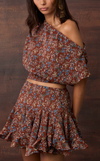 ATTA TOP - TERRACOTTA FLORAL
